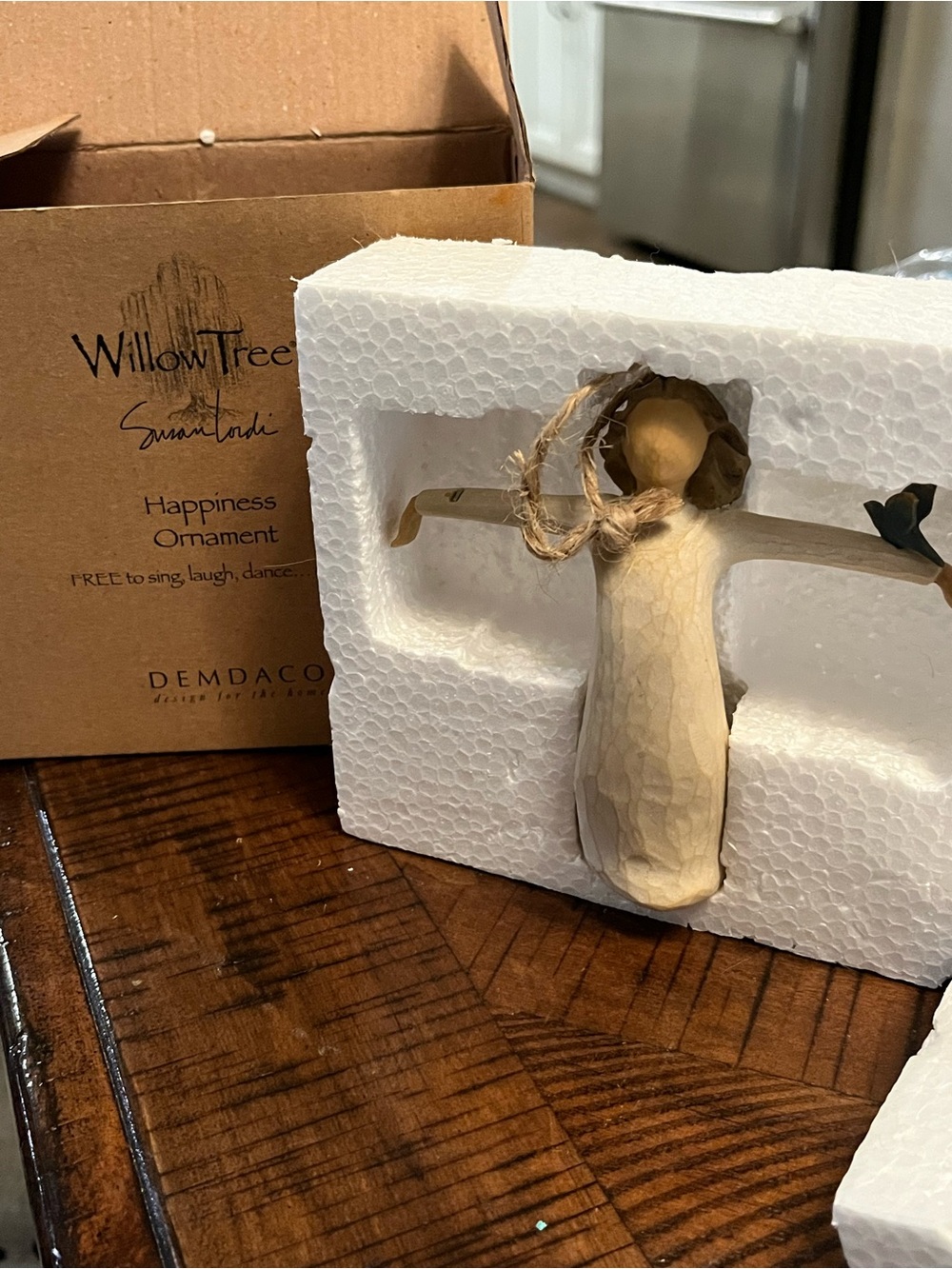 Willow Tree Happiness Ornament - Neutral Tones